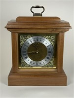 Wood mantle clock