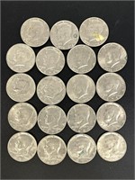 (19) Kennedy Half Dollars
