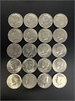 (20) Kennedy Half Dollars