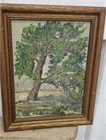 Georgia haviland oil painting - tree
