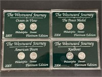 (4) Westward Journey Jefferson Nickel the Sets -