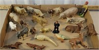 Celluloid and other animals and figures