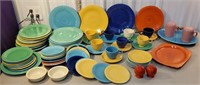 70+ pieces of fiestaware china - some wear
