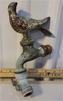 Bronze? Figural bird Water spicket