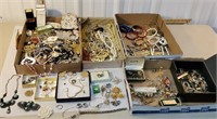 2 boxes estate jewelry - 
** we consolidated the