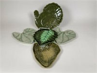 Turkey and leaf candy dishes