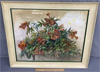 William Bucklin Signed Still Life Watercolor 1909