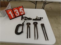 NIPPERS, CLAMP, VICES LOT