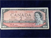 1954 Canada Two Dollar Bill