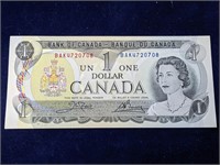 1973 Canada One Dollar Bill
