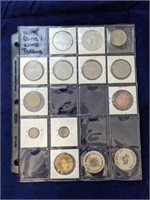Collection of World Coins and Tokens