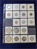 Collection of World Coins and Tokens
