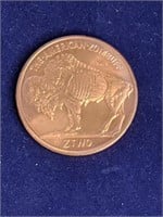 2013 .999 Copper 1oz Coin