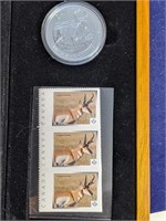 2013 1oz Pronghorn Antelope Silver Bullion Coin