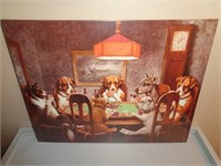 7 Dogs Playing Poker