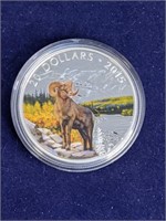 2015 $20 Fine Silver Coin Bighorn Sheep