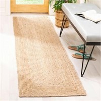 2'x10' Grassmere Hand-woven Flatweave Natural Rug