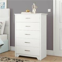 Fusion 5 Drawer Chest Wht