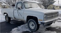 1984 Chevrolet K20 3/4 Ton, 4 Wheel Drive