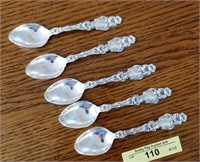 Sterling Silver Gorham Demitasse Spoons