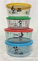 8 pc Disney/Pyrex storage containers