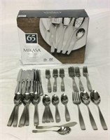 Mikasa 65 pc stainless steel flatware