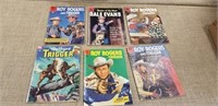 6 ROY ROGERS COMIC BOOKS