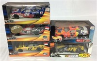 5 Hot Wheels Racing die cast Collector cars
