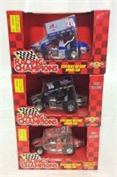 3 Racing Champions die cast Collector cars