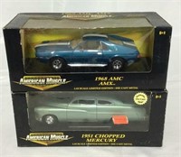 American Muscle die cast Collector cars