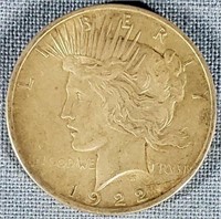 1922 Peace Dollar EF 40