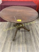 WALNUT TILT TOP TABLE