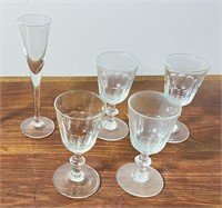 5 pcs. Vintage Crystal & Glassware
