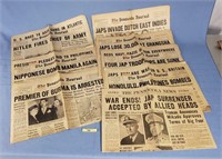 War Time News Papers From Pensacola FL