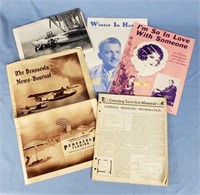 Pensacola Memorabilia,News Journals & Sheet  Music