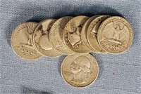 10 Silver Quarters
