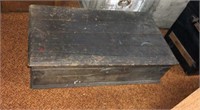 Vintage Wood Tool/Storage Box with Lid