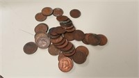 Group 1940's - 50's Canadian Copper Pennies