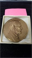 Large Abraham Lincoln Brone Token