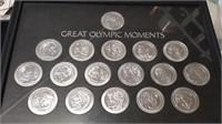 1972 Franklin Mint Great Olympic Moments Medal Set