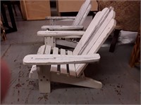 CHILDS OUTDOOR WOODEN CHAIR - LOT OF 2