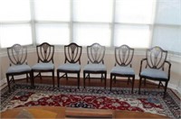 6pc shield back Chairs