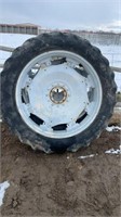 2- 320/90R46 Tires on Rims