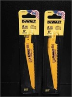 2 New 5 Pack Dewalt Sawzall Blades
