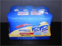 Sealed Case of 6 Lysol Wipes