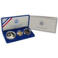 1986 US Mint Liberty Commem 3 Coin Proof Set | A.J.C.A. LLC