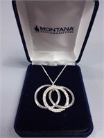 Montana Silver Pendant Necklace