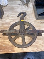 Antique pulley