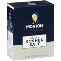 Morton Kosher Salt, Coarse 4 in box.