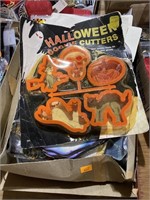 Halloween cookie cutters and decor